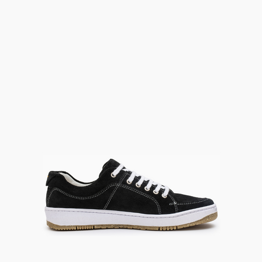 Chunky Black Suede