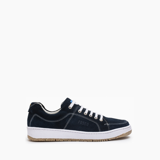 Chunky Blue Suede